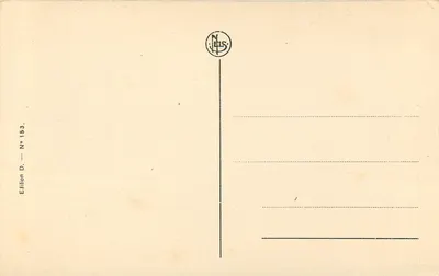 La Songeuse — Maes — Muzeum w Brukseli — Wydawnictwo N. JELS, nr 153 — Rewers