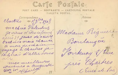 Chartres — Uitzicht genomen over de Eure, de Courtille — Uitgever ND, n° 69 — Achterkant