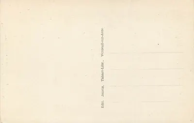 Verneuil-sur-Avre (Eure) — Velha Porta de Casa, rua dos Taneiros — Edit. Tabacs-Libr. Verneuil-sur-Avre — Verso