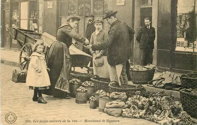 Vendedor de legumes — Os pequenos ofícios da rua — Brando-Ba-Tours 399