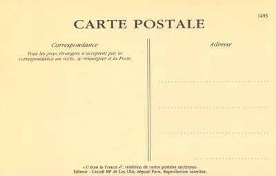 Boucheur Ambulante — Cargèse (Corse) — Cecodi BP 49 Les Ulis — Verso