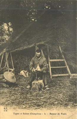 Batedor de Faulx — Tipos e Cenas Campestres n°31 — Editor I.U.F.