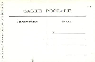 Châteaurenault — Tanneur — Editora France la France, n° 176 — Verso