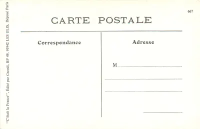 Stacja Puyoo - 25 minut postoju, Bufet — G. Pondarre et fils, wyd., Ortizes (B.-P.) — Rewers