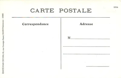 Les Pétrages - Trabalho com pedra — Editor: CECODI, n° 1094 — Verso