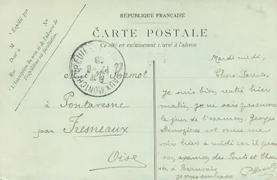 Portal sul da catedral de Beauvais — P. Hamot — n°9 — Verso