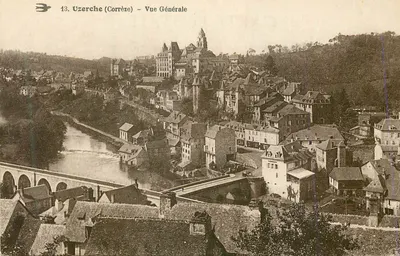 Uzerche (Corrèze) — Vista Geral — Editor: Carte Postale