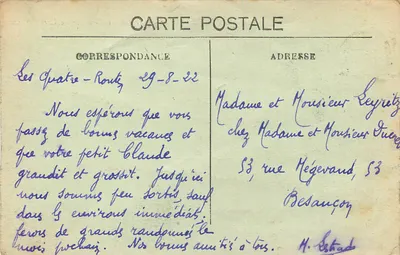 Corrèze - BRIVE — Ogólny widok Jaskiń Lamouroux — Fototypia Bessot i Guionie, Brive — Rewers
