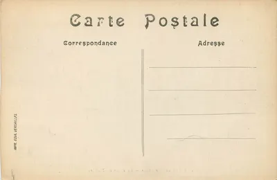 Palais de Versailles — La Cour de Marbre — Éditeur : Impr. Edia, Versailles — Rewers