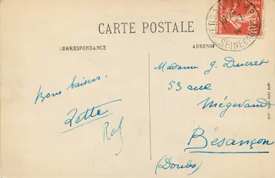 Versailles — A Orangerie — Editor não visível, n° de série 32 — Verso