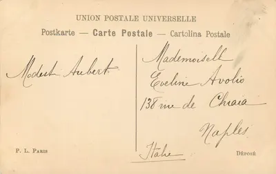 La maledizione paterna — Greuze — P. L. Paris — Verso