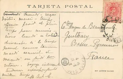 Chłopiec z Vallecas — Velázquez — M. del Prado, n° 1.204 — Rewers
