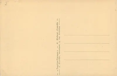 Briançon (1327 m.) — Ogólny widok i Święta Katarzyna — Dauphiné — Rewers