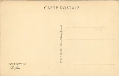 Sirod — La Commère — Braun & Cie, Mulhouse-Dornach — Verso