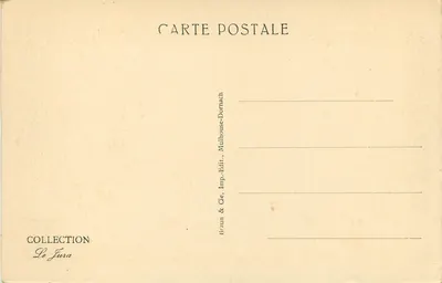 Sirod — Vista geral a partir de La Commère — Braun & Cie, Mulhouse-Dornach — Verso