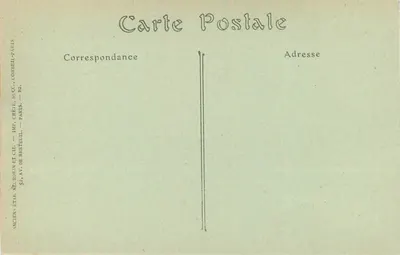 Versailles — Pałac Grand-Trianon, Pokój Napoleona I — JND Phot. n° 416 — Rewers