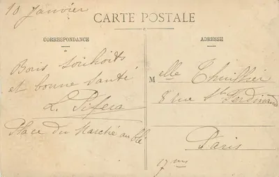 Vetheuil (S.-et-O.) — A Igreja — Fot. A. Lavergerne, Vernon — Verso