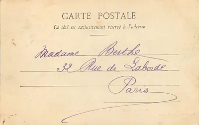 Versailles - Hameau de Marie-Antoinette - La Maison du Seigneur — Mme Moreau, editora, Versailles — Verso