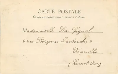 Park van Versailles — Bassin d'Apollon — A. B., te Versailles — Achterkant