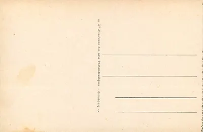 Lourdes - A Basílica e o Gave — Sociedade Alsaciana de Artes Fotomecânicas, Strasbourg — Verso