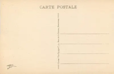 Gérardmer — Ogólny widok — Karty 'La Cigogne', Strasbourg — Rewers