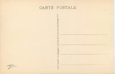 Gérardmer — Kąt jeziora — 63. — Wydawca: Karty 'La Cigogne', Strasbourg — Rewers