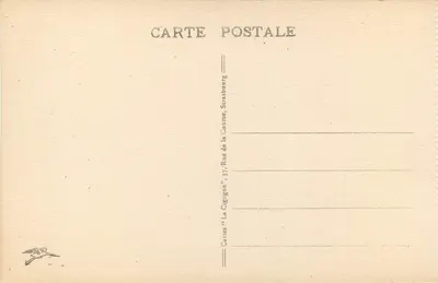 Gérardmer - Tramonto sul Lago — Editore 'La Cigogne', Strasburgo — Verso