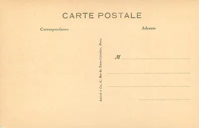 A Beata Bernadette com 33 anos — Casa-Mãe das Irmãs da Caridade de Nevers — edição Aulard et Cie, Paris — Verso