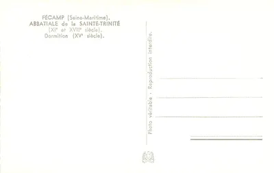 Fécamp (Seine-Maritime) — Abbatia Świętej Trójcy — Spocenie (XVI wiek) — Rewers