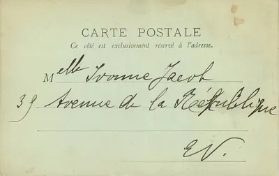 A Conceição da Virgem — Museu do Louvre — Escola de Murillo — B.F. Paris — Verso