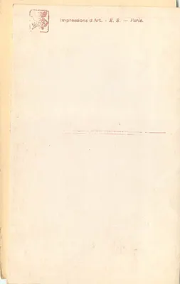 A Tempestade — R. Deyrolle — n° 2882 — Verso