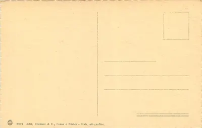 O Jantar de Pedro — Ex-Monastério de Soligno — Atribuído a Rafael — Editor Brunner & C., Como e Zurique — Verso