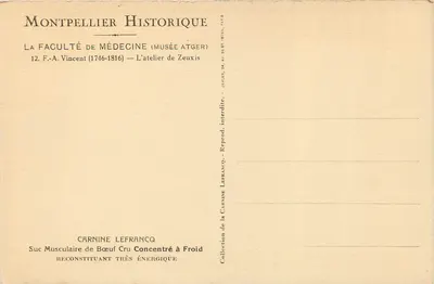 Atelier de Zeuxis — F.A. Vincent (1746-1816) — Carnine Lefrancq — Verso