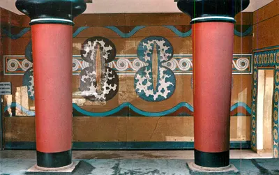 Knossos — A sala das hachas duplas — EMM DIACAKIS & FILS, Atenas