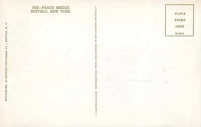 Ponte da Paz — Buffalo, Nova York — Curteichcolor — Verso