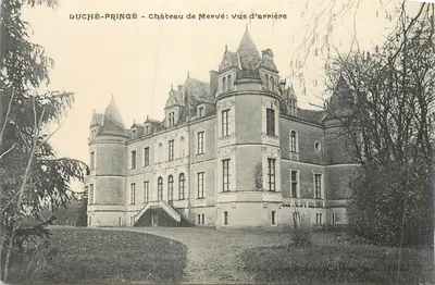 Luché-Pringé - Castelo de Mervé: Vista de trás — Éd. Houssin, 1900-1910, série 18
