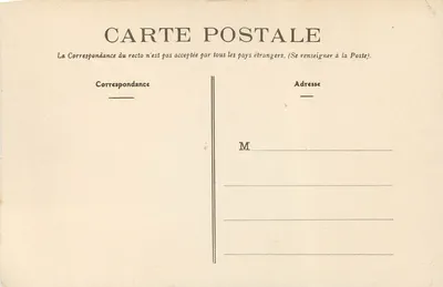 Luché-Pringé - Castelo de Mervé: Vista de trás — Éd. Houssin, 1900-1910, série 18 — Verso