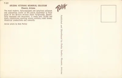 Arizona Veterans Memorial Coliseum — Phoenix, Arizona — Petley Studios — Rewers
