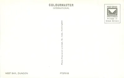 West Bay, Dunoon — vista panorâmica — COLOURMASTER INTERNATIONAL — Verso