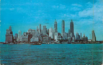 Nova Iorque - Skyline visto da ilha de Roosevelt — The Union News Company, P109