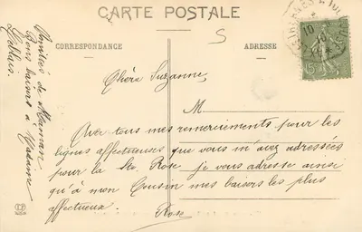 Der Hafen von Salau (2052m) — Quelle des Salat — Les Pyrénées-Ariégeoises — Phototypie Labouché Frères, Toulouse — Rückseite