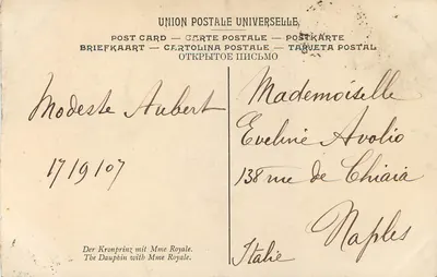 Pani Vigée-Lebrun — Dziedzic i Pani Królewna — Muzeum w Versailles — Rewers