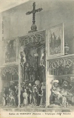 Igreja de TERNANT (Nièvre) — Triptyque (Século XII) — Impr. Choquin