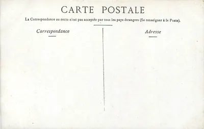 Versajles — Cour de Marbre — Wydawca nieznany — Rewers