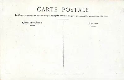 Versailles — Leito de Napoleão I — Staerck, Sceaux — Verso