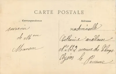 Montlhéry - A Torre — Antigo Donjon do Castelo de Montlhéry, fortificado em 999 por Thibault-Filé-Etoupe e demolido em 1591. Editor não visível. — Verso