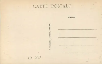 Clisson (Loire-Inf.) — Zamek i rzeka Sèvre, nad mostem Nid-d'Ole — F. Chapeau, Nantes — Rewers