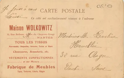 Clisson — Ruiny Zamku — Heliotypia Dugas, Nantes, L-11 — Rewers