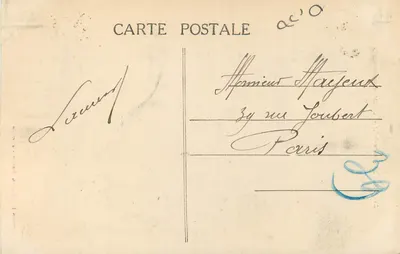 Clisson (Loire-Inf.) — Wejście do Zamku — Kolekcja F Chapeau Nantes - 4e mille — Rewers
