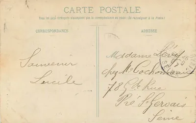 La Chapelle du Pezeau — Environs de Cosne — Didier, édit., Cosne — Rewers